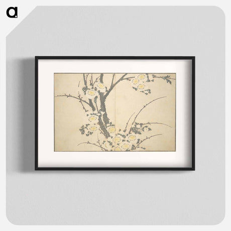 アートポスター-A Realistic Sketchbook by Hokusai - 葛飾 北斎 Poster.