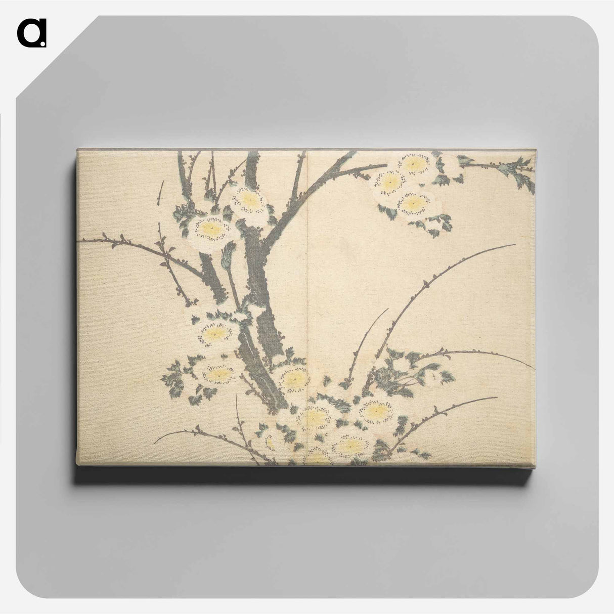 アートパネル-A Realistic Sketchbook by Hokusai - 葛飾 北斎 Canvas.