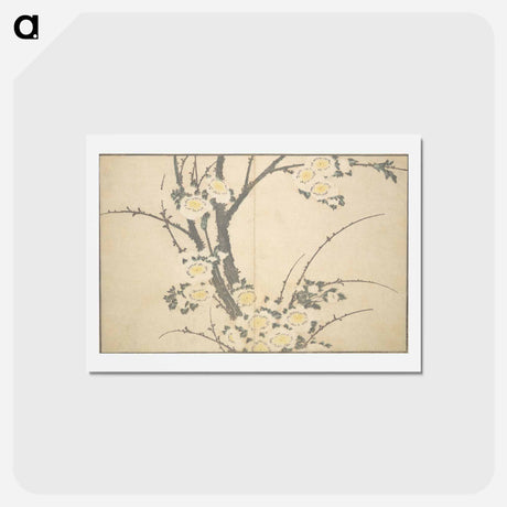 アートポストカード-A Realistic Sketchbook by Hokusai - 葛飾 北斎 Postcard.