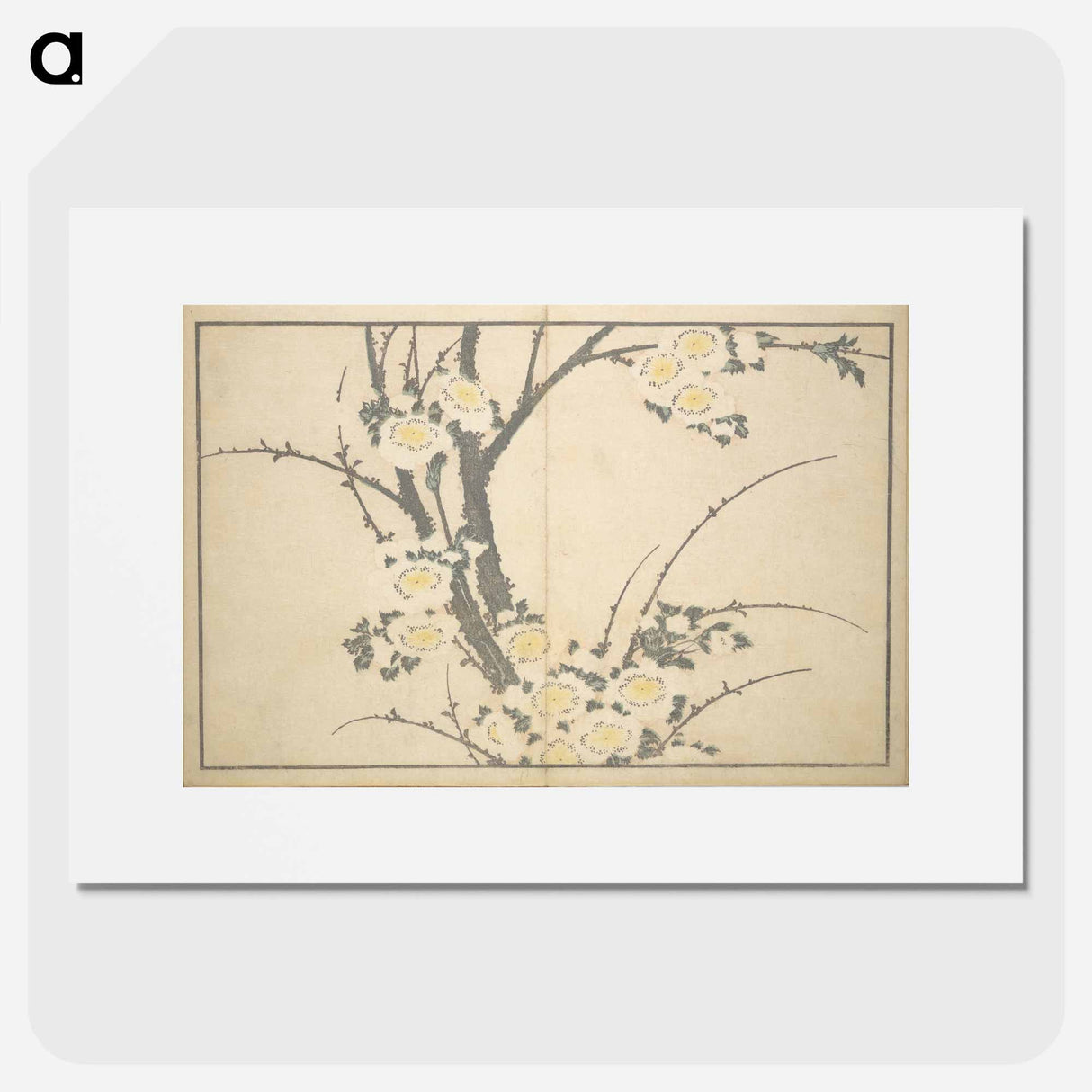 A Realistic Sketchbook by Hokusai - Katsushika Hokusai Poster.