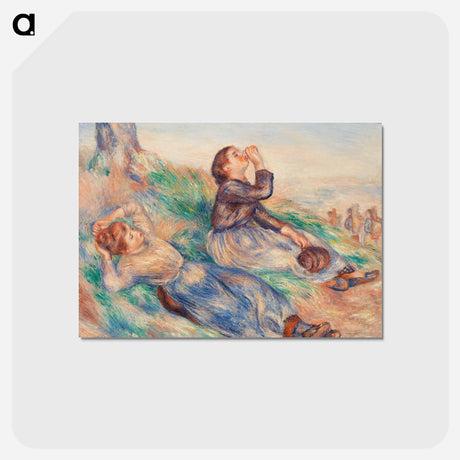 アートポストカード-Grape Gatherers
 - バーンズ・コレクション Postcard.