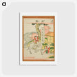 アートポストカード-Hokusai's The Fifty-three Stations of the Tōkaidō - 葛飾 北斎 Postcard.