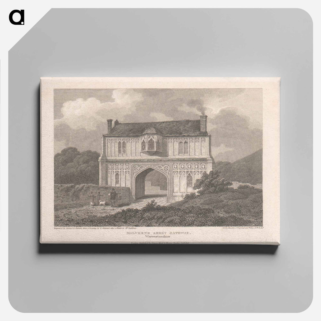 アートパネル-Malverne Abbey Gateway, Worcestershire
 - イェール大学アートギャラリー Canvas.