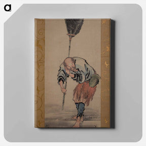 アートパネル-Hokusai's Fisherman - 葛飾 北斎 Canvas.