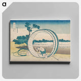 Fuji View Plain in Owari Province - Katsushika Hokusai Canvas.