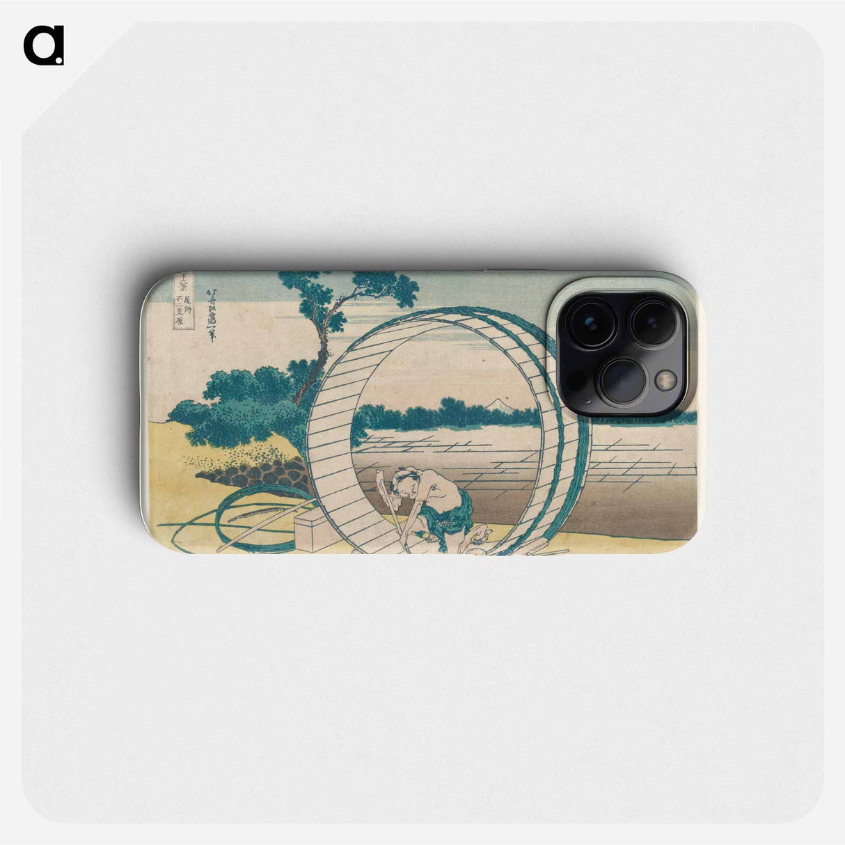 Fuji View Plain in Owari Province - 葛飾 北斎 Phone Case.