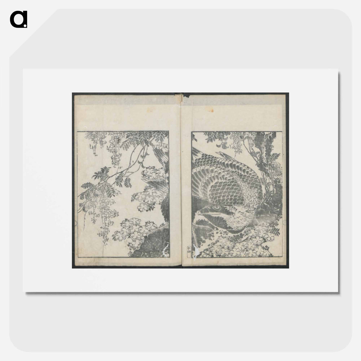 Examples of hokusai's drawing - 葛飾 北斎 Poster.