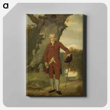 アートパネル-Portrait of a Man, Possibly Mr. Barclay
 - イェール大学アートギャラリー Canvas.