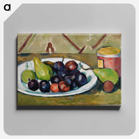 アートパネル-Plate with Fruit and Pot of Preserves
 - バーンズ・コレクション Canvas.