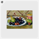 アートポストカード-Plate with Fruit and Pot of Preserves
 - バーンズ・コレクション Postcard.