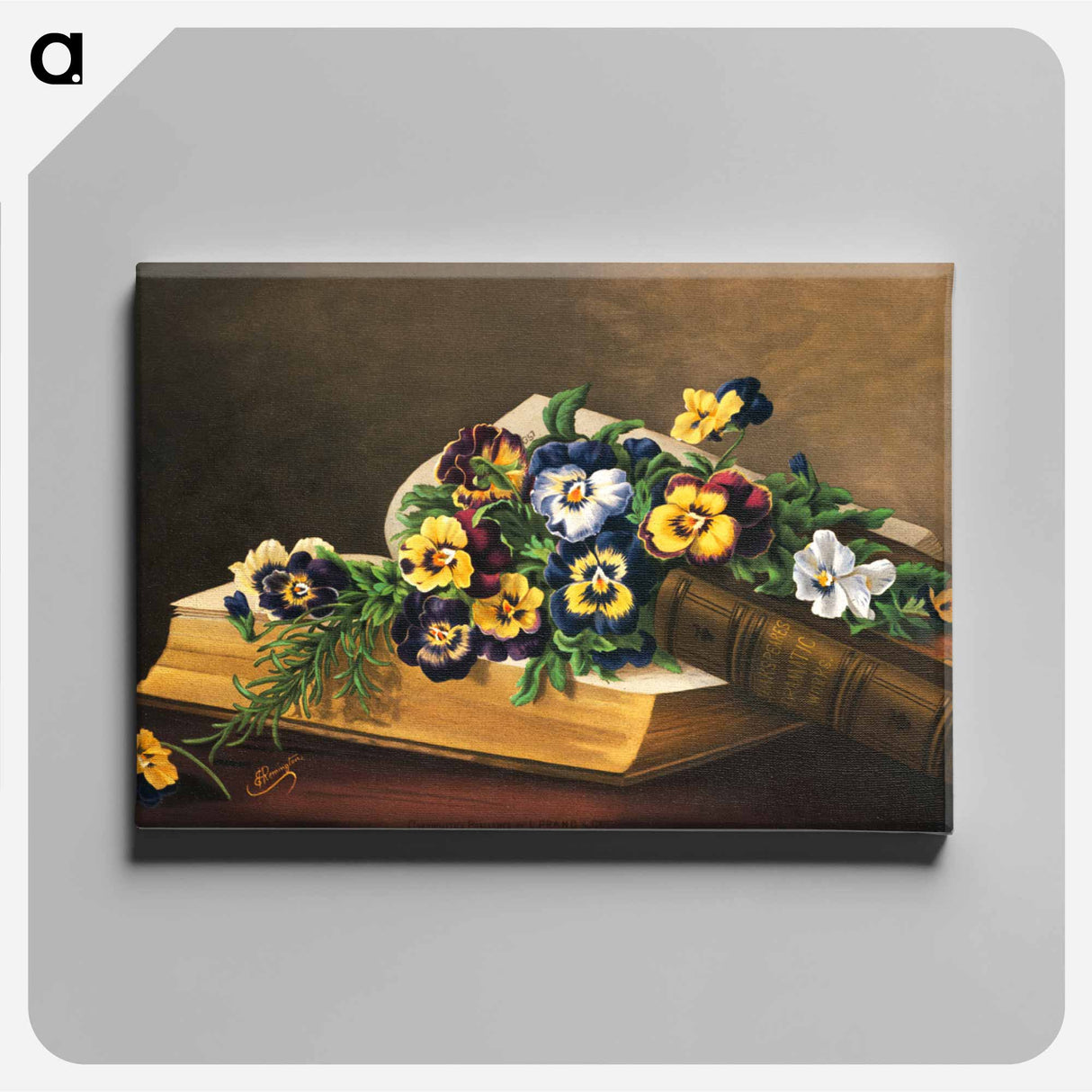 アートパネル-Flowers of Memory
 - ボストン公共図書館 Canvas.