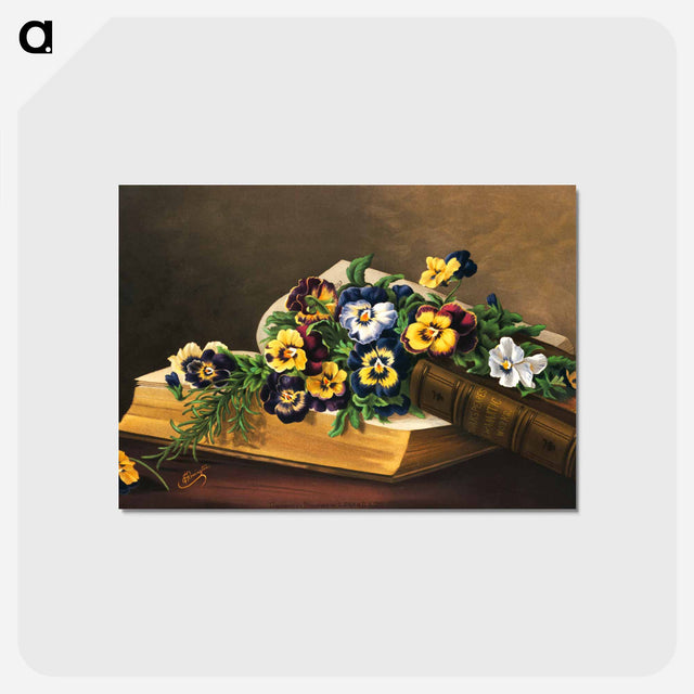 アートポストカード-Flowers of Memory
 - ボストン公共図書館 Postcard.