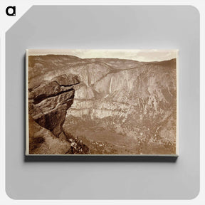 アートパネル-Yo-Semite Falls from Glacier Point
 - エドワード マイブリッジ Canvas.