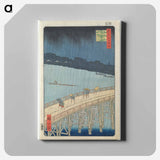 アートパネル-Sudden Shower Over Ōhashi Bridge and Atake
 - セントルイス美術館 Canvas.