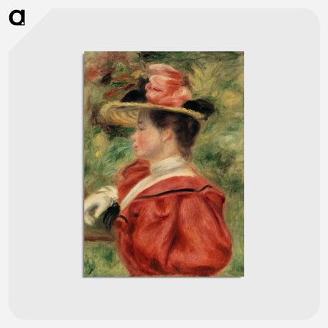 アートポストカード-Woman with Glove
 - バーンズ・コレクション Postcard.