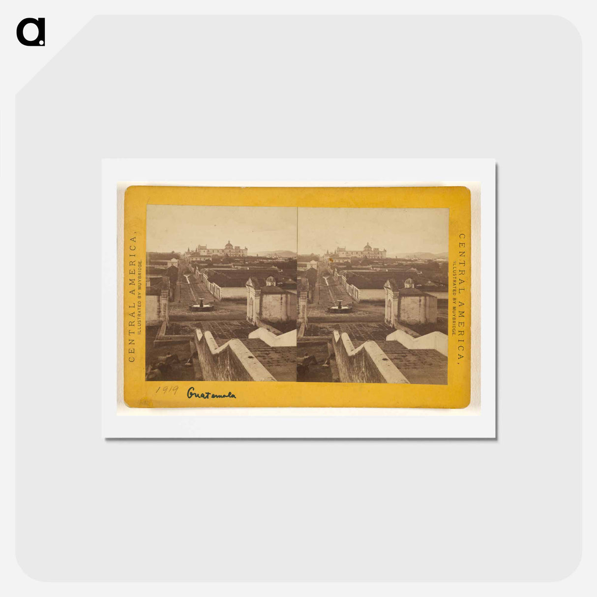 アートポストカード-Guatemala, from Church of Calvario
 - エドワード マイブリッジ Postcard.