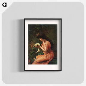 アートポスター-Woman and Calla Lily
 - ボストン公共図書館 Poster.
