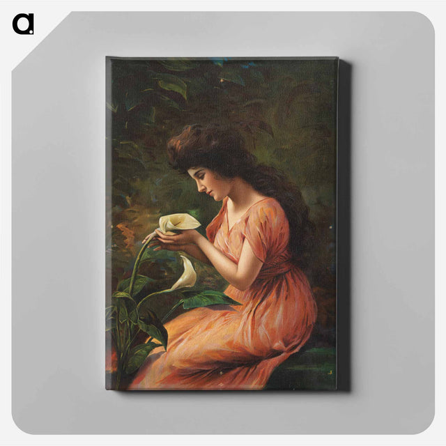 アートパネル-Woman and Calla Lily
 - ボストン公共図書館 Canvas.