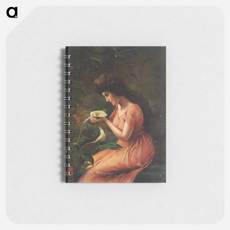 アートメモ帳-Woman and Calla Lily
 - ボストン公共図書館 Memo.