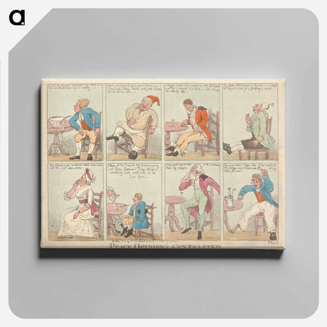 アートパネル-Peace Opinions Contrasted (Plate 2)
 - イェール大学アートギャラリー Canvas.