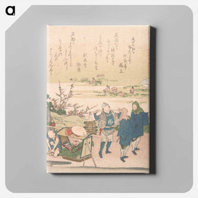 アートパネル-Cherry Shell - 葛飾 北斎 Canvas.