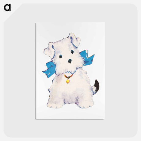 アートポストカード-Bitsy Paper Doll Dog
 - ボストン公共図書館 Postcard.