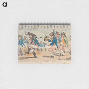 アートメモ帳-The New Prussian Exercise, Or - The Allied Armies Distressed in their Rears with a Hint at the Convenience of Sans Culottes
 - イェール大学アートギャラリー Memo.