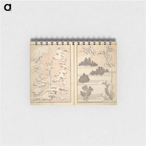 アートメモ帳-Picture Album Transmitting the Spirit: The Hokusai Drawing Style by Katsushika Hokusai - 葛飾 北斎 Memo.