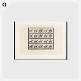 アートポストカード-Man on Horse
 - エドワード マイブリッジ Postcard.