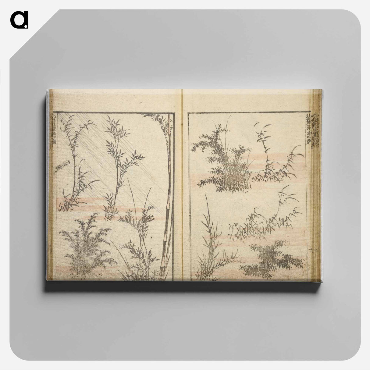 Random sketches by Hokusai volumes 1 to 11 - Katsushika Hokusai Canvas.