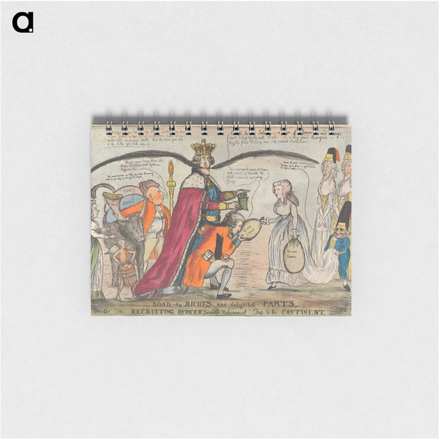 アートメモ帳-Road to Riches and delightfull Parts, Or, The Recruiting Officers [?] Matrimonial Trip to the Continent
 - イェール大学アートギャラリー Memo.