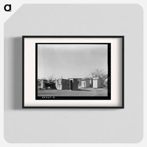 アートポスター-Mexican Section Outbuildings
 - ラッセル リー Poster.