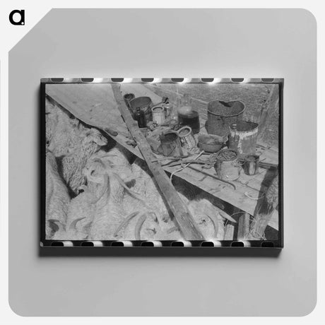 アートパネル-Battery of Pea Shellers
 - ラッセル リー Canvas.