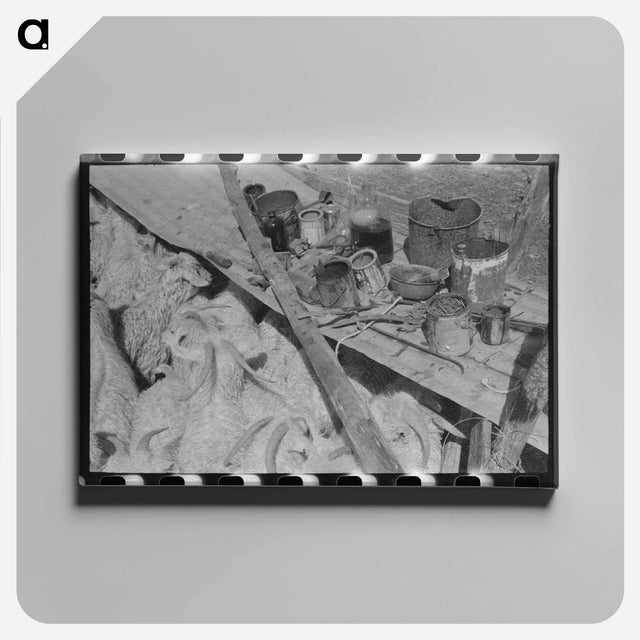 アートパネル-Battery of Pea Shellers
 - ラッセル リー Canvas.