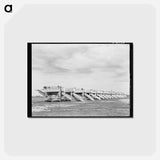 アートポストカード-Battery of Pea Shellers
 - ラッセル リー Postcard.