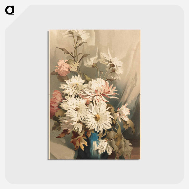 アートポストカード-Chrysanthemums no. 5
 - ボストン公共図書館 Postcard.