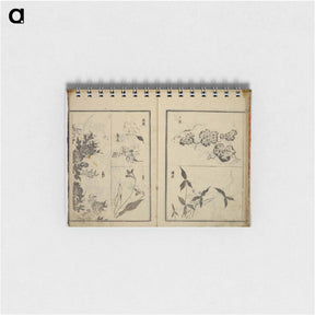アートメモ帳-Random sketches by Hokusai - 葛飾 北斎 Memo.