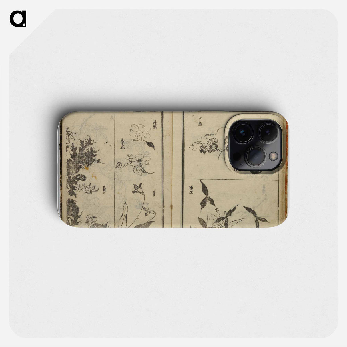 Random sketches by Hokusai - Katsushika Hokusai Phone Case.