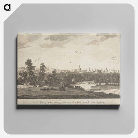 アートパネル-A View of London taken near the Five Mile Stone Brixton Causeway
 - イェール大学アートギャラリー Canvas.