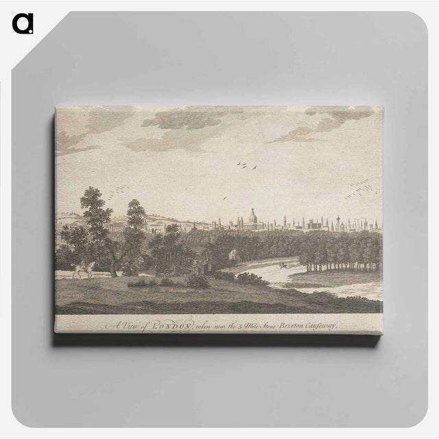 アートパネル-A View of London taken near the Five Mile Stone Brixton Causeway
 - イェール大学アートギャラリー Canvas.
