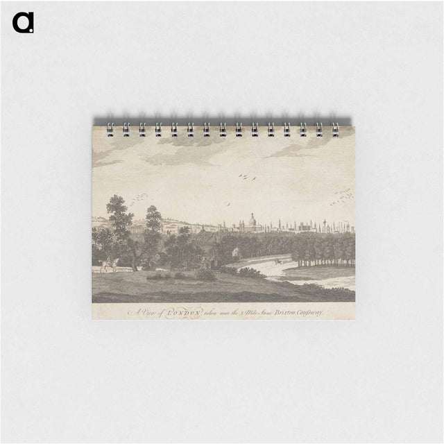 アートメモ帳-A View of London taken near the Five Mile Stone Brixton Causeway
 - イェール大学アートギャラリー Memo.