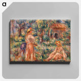 アートパネル-Girls in a Landscape
 - バーンズ・コレクション Canvas.