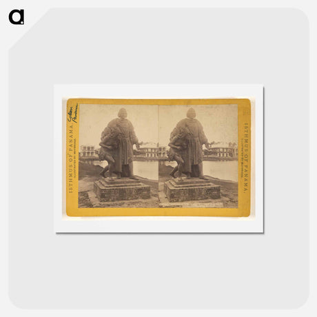 アートポストカード-Statue of Columbus
 - エドワード マイブリッジ Postcard.