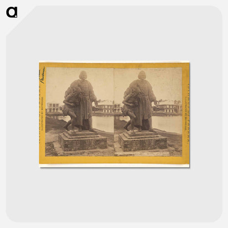 アートポストカード-Statue of Columbus
 - エドワード マイブリッジ Postcard.