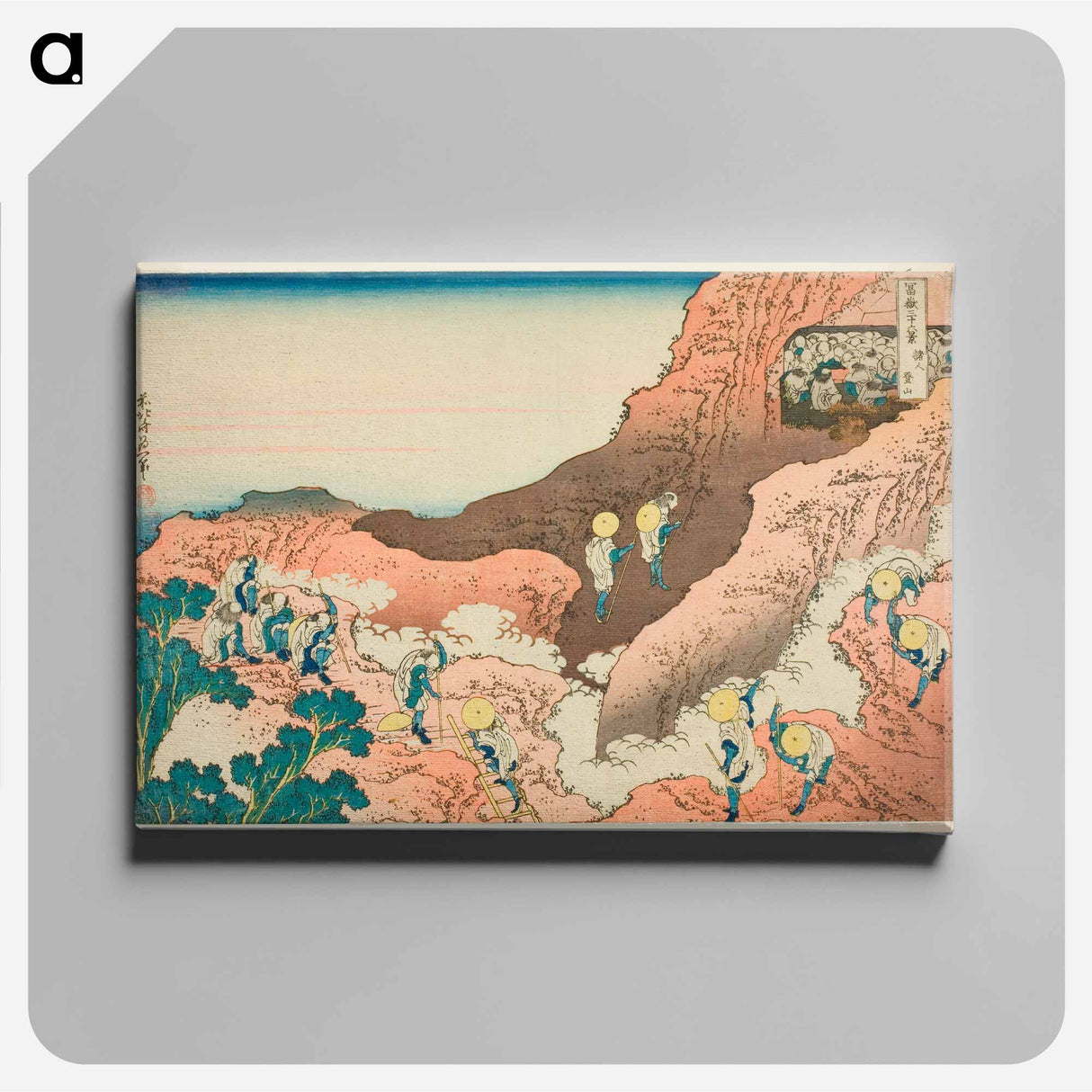 Hokusai's Thirty-six Views of Mount Fuji - 葛飾 北斎 Canvas.