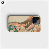 Hokusai's Thirty-six Views of Mount Fuji - Katsushika Hokusai Phone Case.
