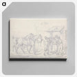 アートパネル-Scraps, No. 27: Two Dismounted Riders Drinking at an Alehouse Door
 - イェール大学アートギャラリー Canvas.