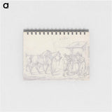 アートメモ帳-Scraps, No. 27: Two Dismounted Riders Drinking at an Alehouse Door
 - イェール大学アートギャラリー Memo.