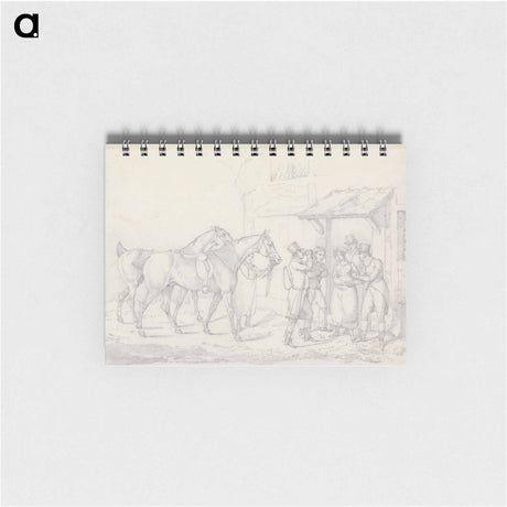 アートメモ帳-Scraps, No. 27: Two Dismounted Riders Drinking at an Alehouse Door
 - イェール大学アートギャラリー Memo.