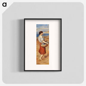 アートポスター-Girl with Basket of Fish
 - バーンズ・コレクション Poster.